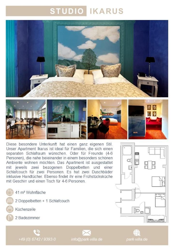 بوبارد Park Villa Zentral Am Mittelrhein - Zimmer & Apartments المظهر الخارجي الصورة