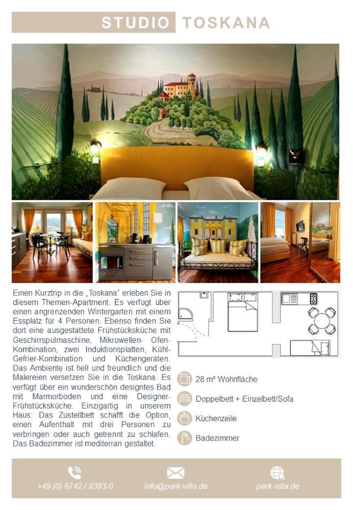 بوبارد Park Villa Zentral Am Mittelrhein - Zimmer & Apartments المظهر الخارجي الصورة